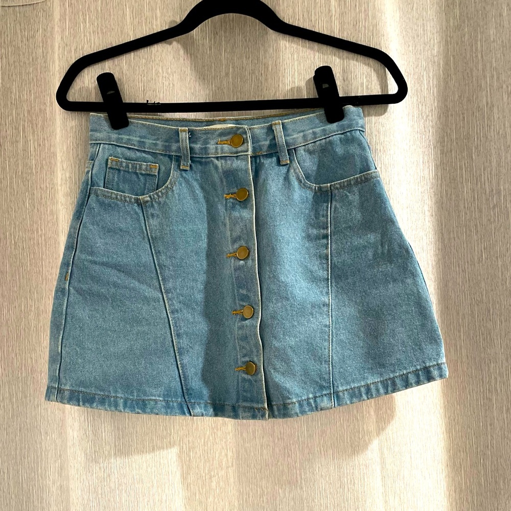 Blue Jean mini skirt